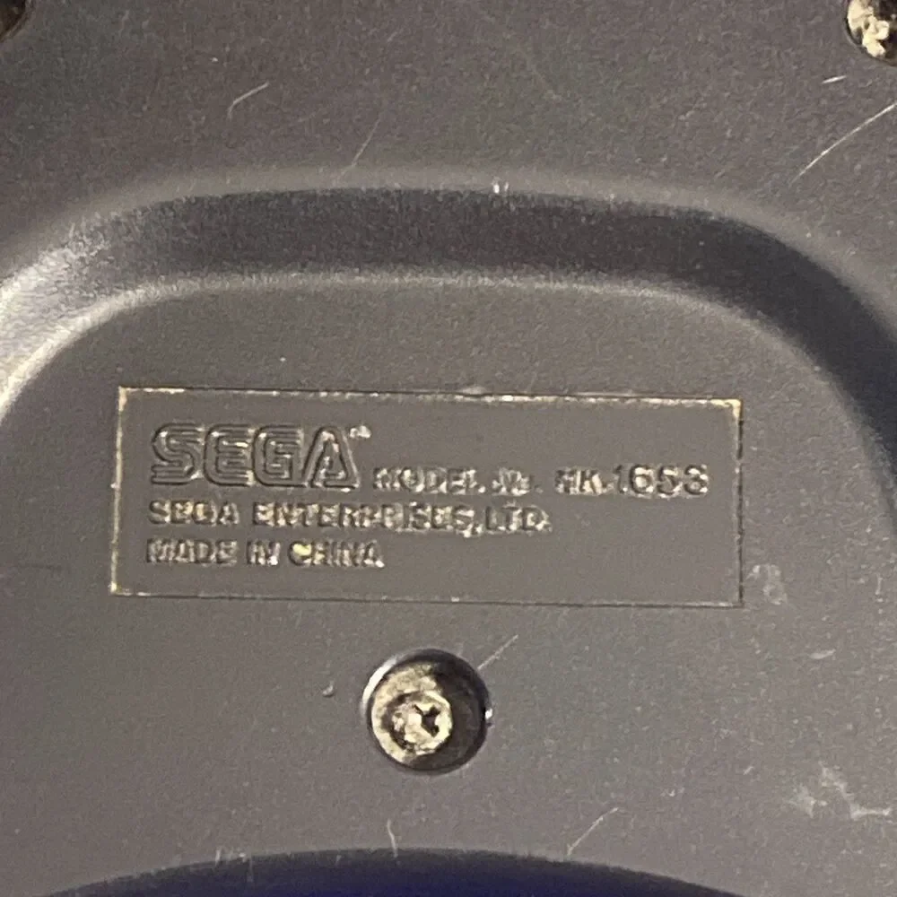 Sega Genesis 6 Button Controller Model MK-1653 OEM - Untested As-Is